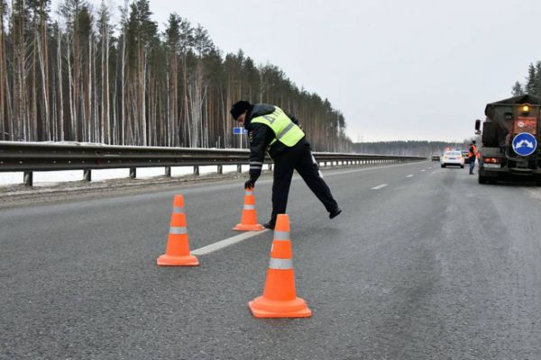 На Среднем Урале на трассе М-5 «Урал» произошло смертельное ДТП 