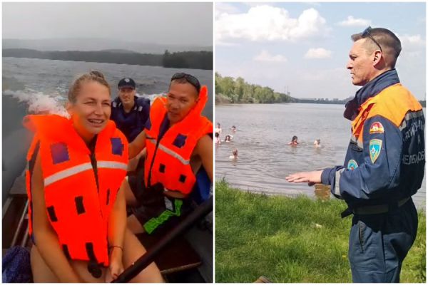 На Тургояке спасли свердловчан, которые катались на сапбордах и попали в шторм