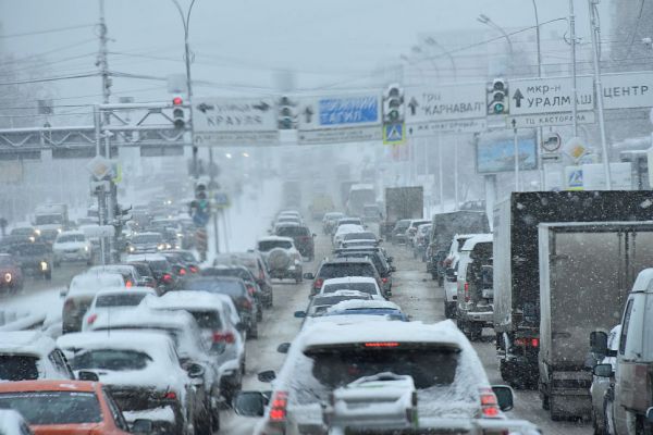 В центре Екатеринбурга появится разметка-«вафельница»