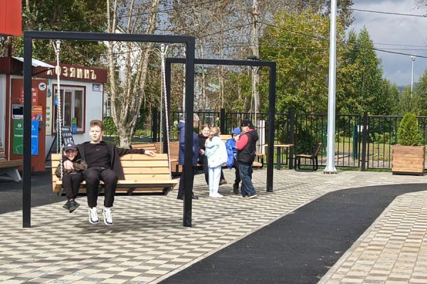 В центре  села Тарасково появилась комфортная зона отдыха