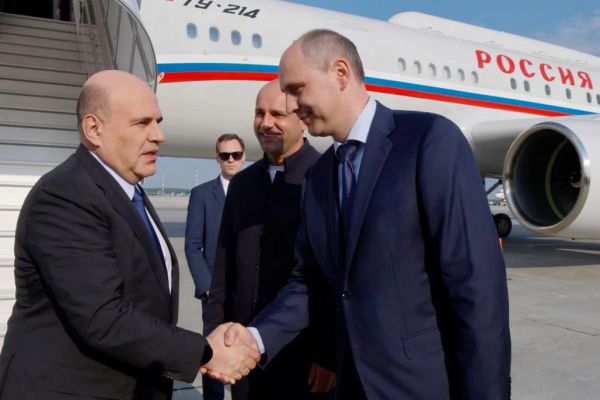 Михаил Мишустин прибыл на Средний Урал для участия в международной выставке ИННОПРОМ