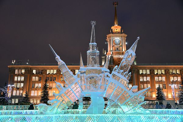 Главный ледовый городок Екатеринбурга откроют 29 декабря