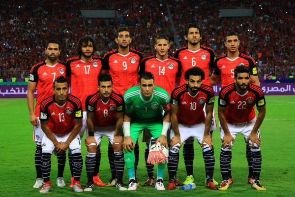 Сборная Египта по футболу прилетела в Екатеринбург на матч ЧМ-2018