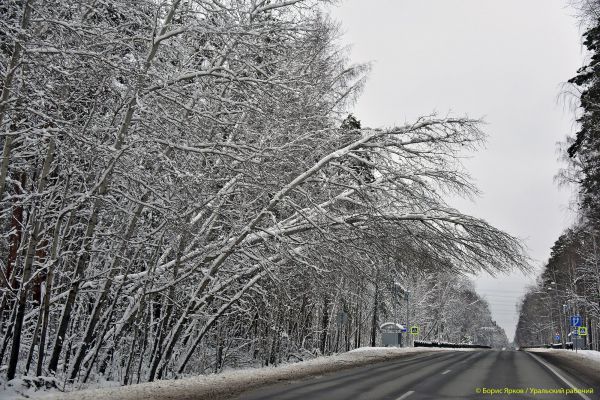 Свердловские дороги расчищают от сильнейшего снегопада 285 машин