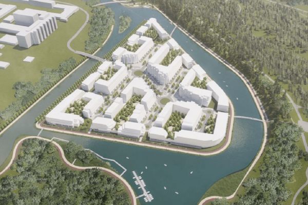 В Екатеринбурге утвердили проект строительства жилья на острове у парка Маяковского