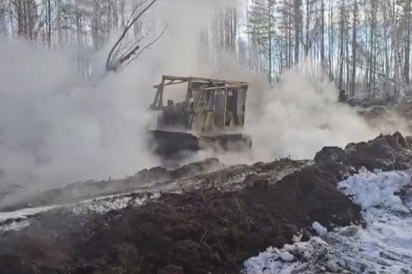 В Березовском обнаружили 12 очагов торфяных пожаров