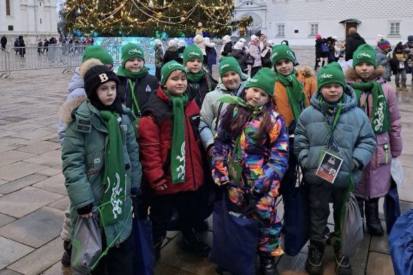 Маленьких уральцев поздравили на Кремлевской елке