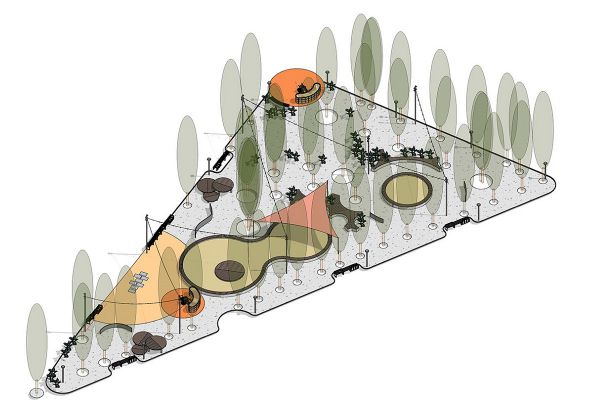 В парке Маяковского появится огромная песочница с навесом