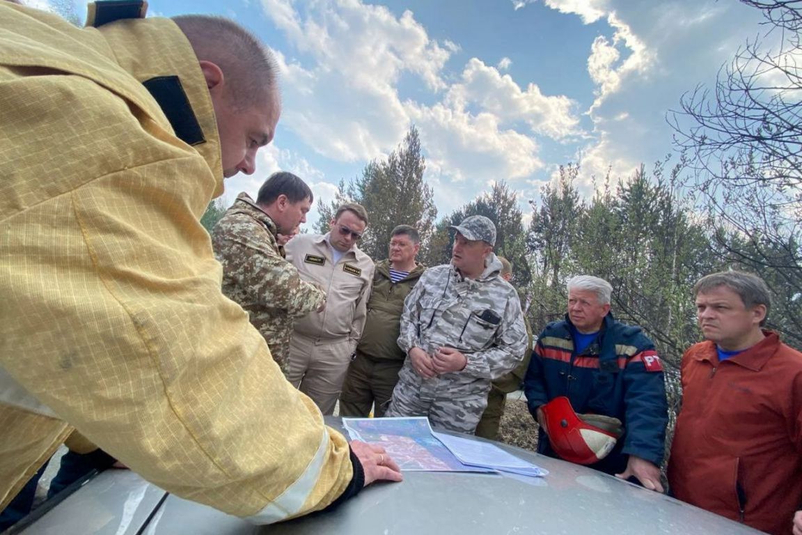 Алексей Шмыков провёл в Безречном выездную чрезвычайную комиссию по пожарам
