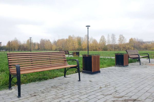 В селе Новопышминское открыли парковый комплекс стоимостью 25 млн рублей