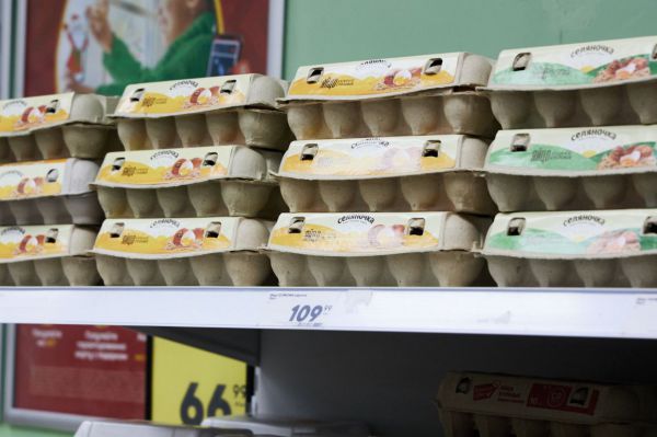 В Свердловской области незначительно подешевели яйца