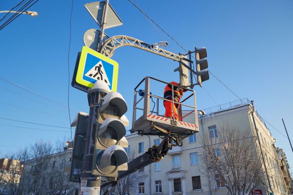 В Екатеринбурге на улице Белинского перестали работать светофоры