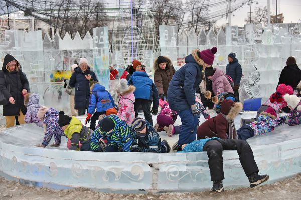 Ледовый городок Екатеринбурга за январские праздники собрал 500 тысяч гостей