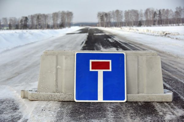 Серовский тракт временно перекрыли из-за гололеда