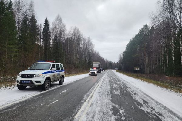В Свердловской области из-за снегопада перекрыли трассу Первоуральск — Шаля