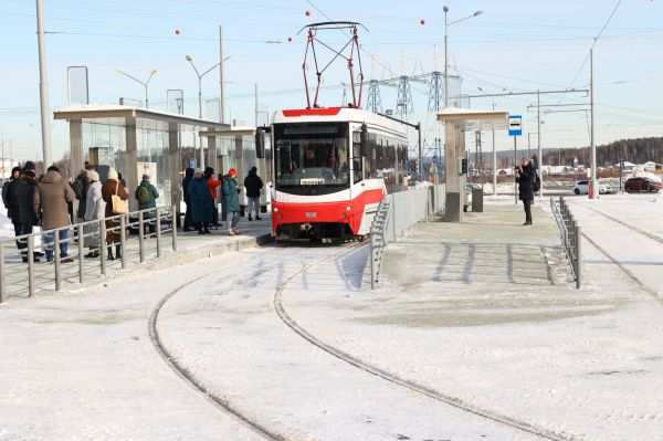 В Екатеринбурге состоялся технический запуск трамвайного движения в Солнечный