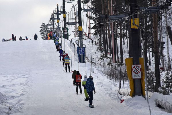 В Екатеринбурге открыли горнолыжный сезон
