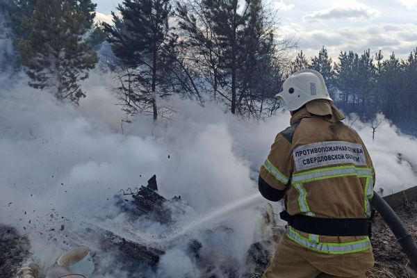 За выходные на Среднем Урале спасатели ликвидировали восемь лесных пожаров