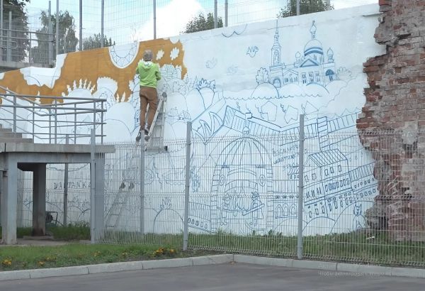 В Первоуральске историческая стена превратится в гигантскую картину,  которая расскажет о прошлом города