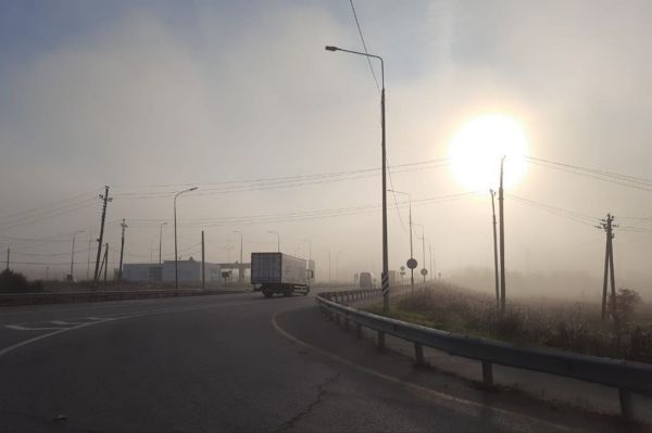 Свердловских водителей вновь предупредили о тумане на Пермском тракте