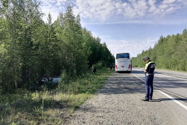 На Серовском тракте произошло смертельное ДТП с участием пассажирского автобуса