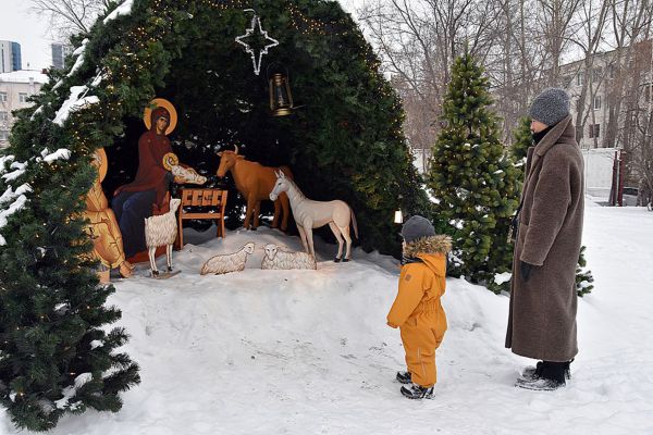 Фоторепортаж: наступило Рождество – самый долгожданный и веселый  праздник православных, и не только